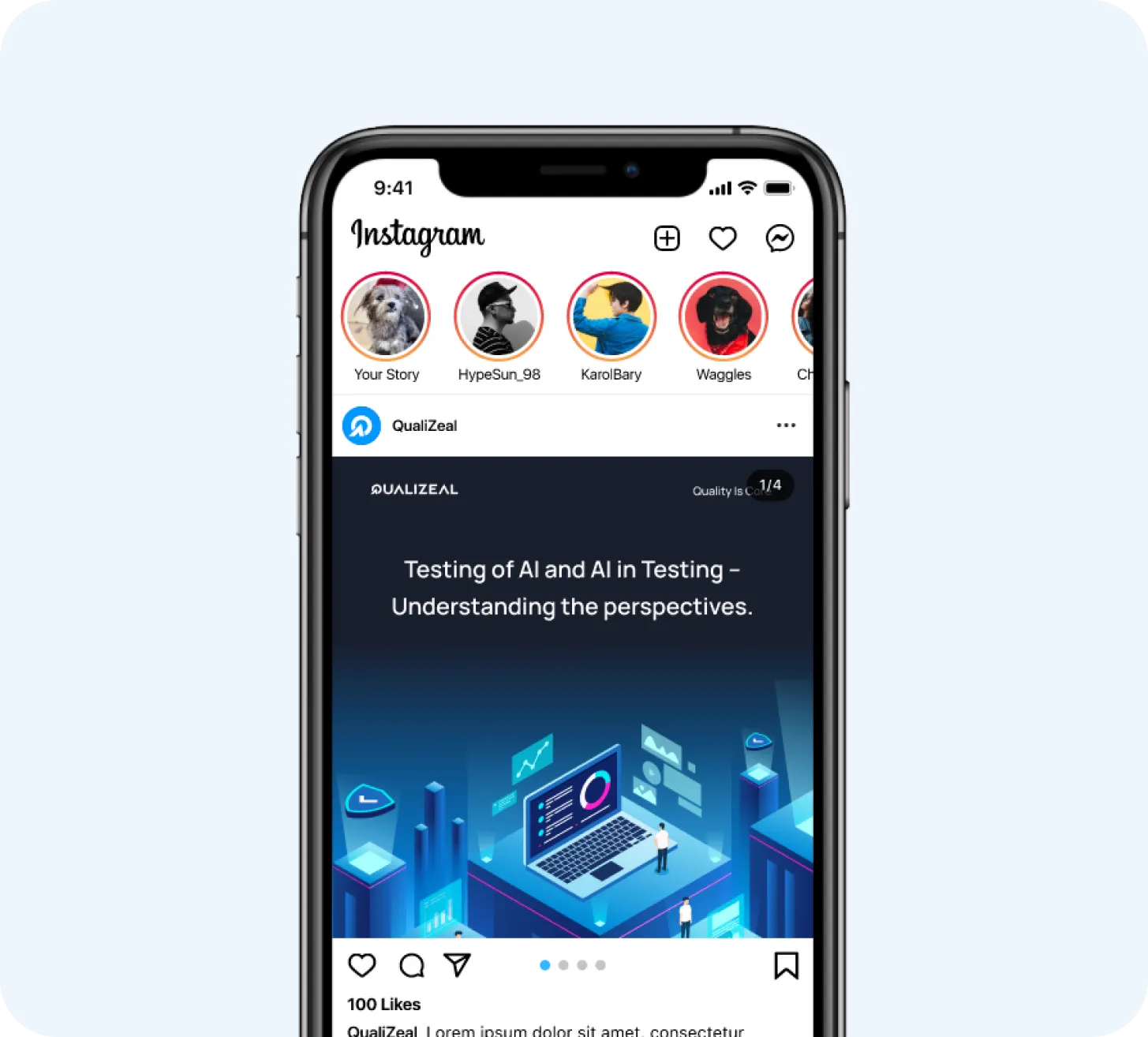 QualiZeal brand applications — 1